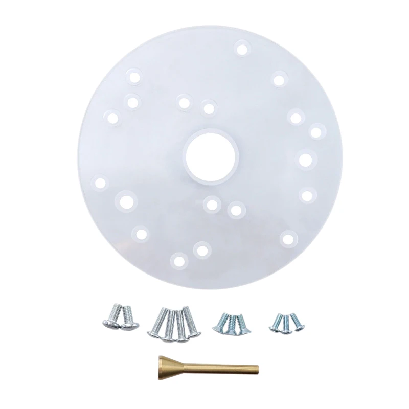 6-1/2 Inch Router Acrylic Universal Base Plate For Router Porter-Cable Ryobi Makita Hitachi Dewalt