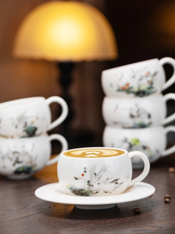 ceramic-coffee-cup-and-plate-set-with-handle-new-chinese-style-crane-design-heat-resistant-yangliyu-porcelain-for-h