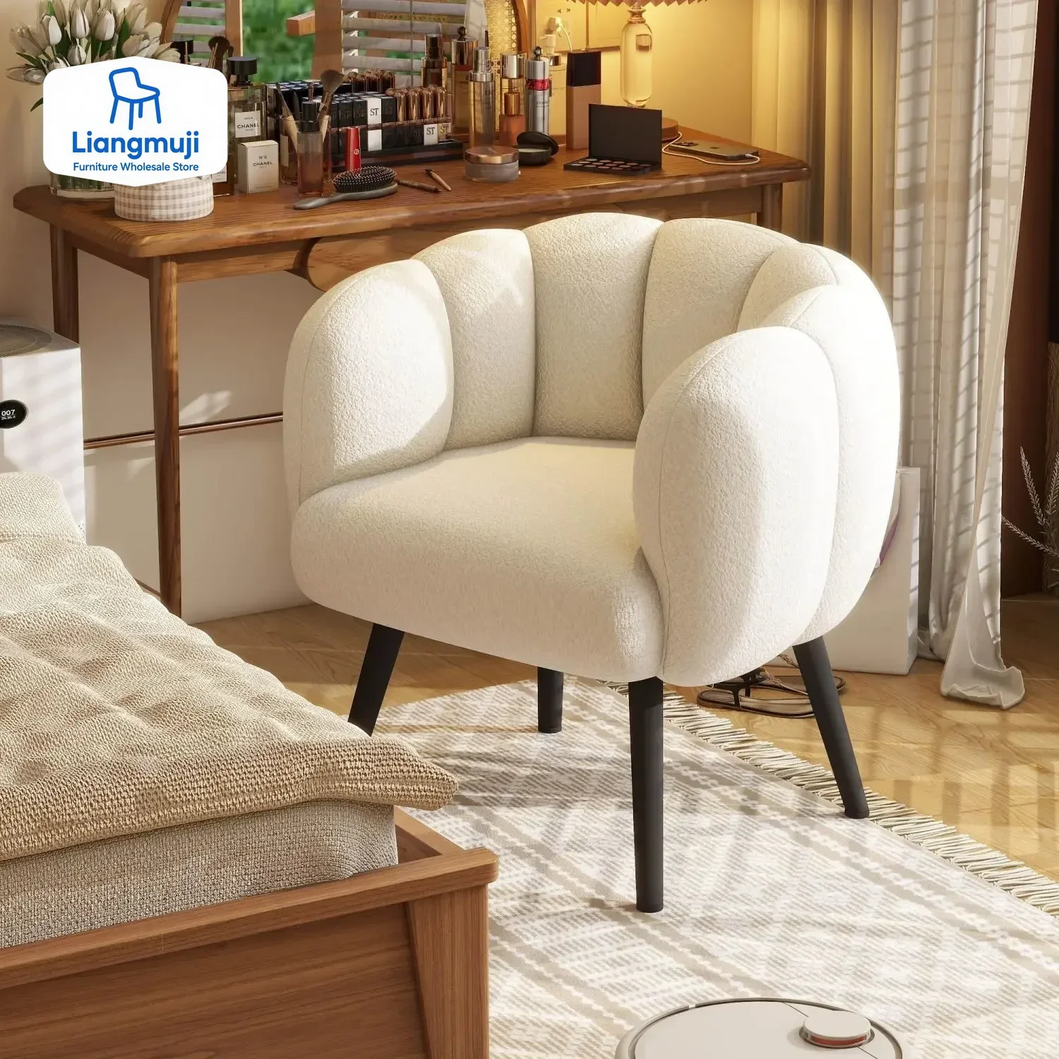 

Sofa, Bedroom, Leisure, Lazy, Computer Chair, Home, Makeup, Simplicity, Manicure, Dresser Internet Celebrity Living Room, Stool