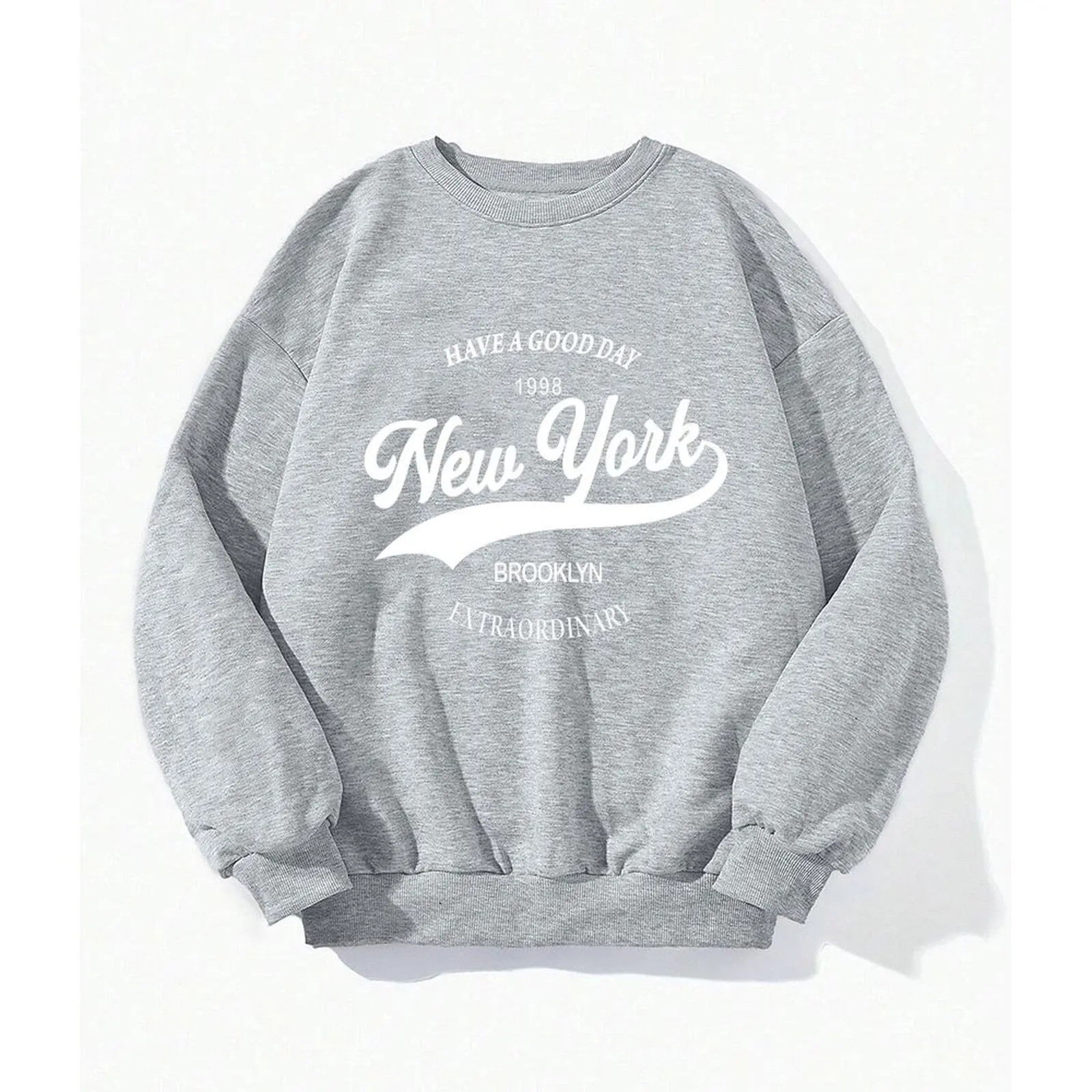 بلوزات نسائية برقبة دائرية بلوفرات رياضية غير رسمية فضفاضة مريحة مخملية بأكمام طويلة سترة شتوية ملابس نسائية 2025