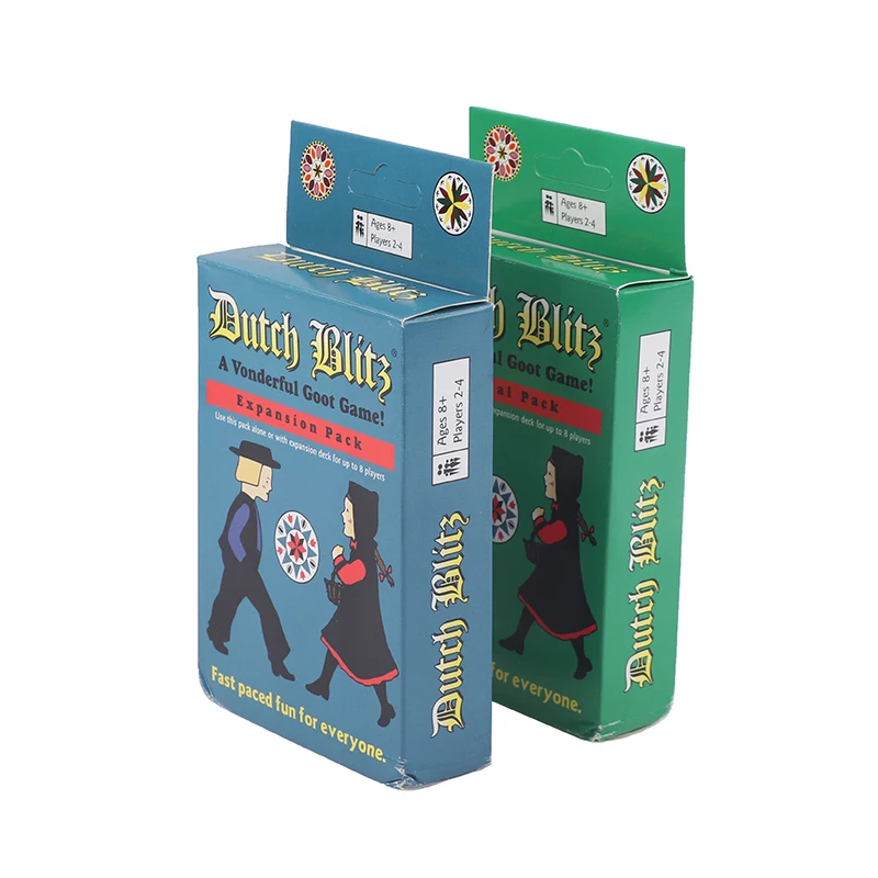 Jeu de cartes Dutch Blitz pour la famille, original, grand jeu, paquet de 6 000