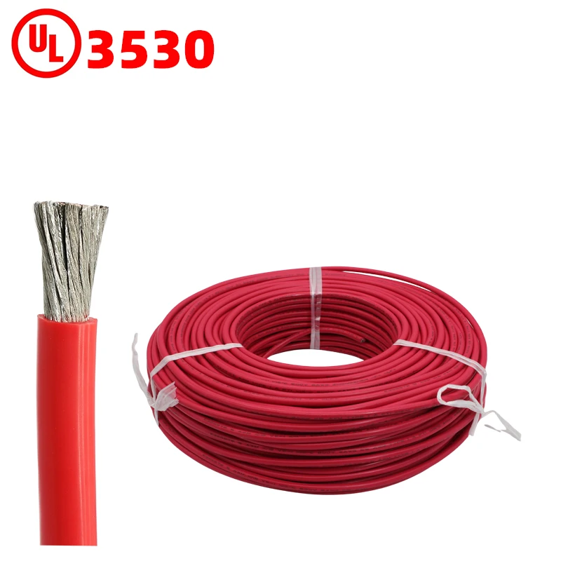 Custom UL 3530 Flexible Silicone the Electric Wires 16 18 Awg Tinned Copper 2.85mm Home Electric Wire Cable Manufacturers