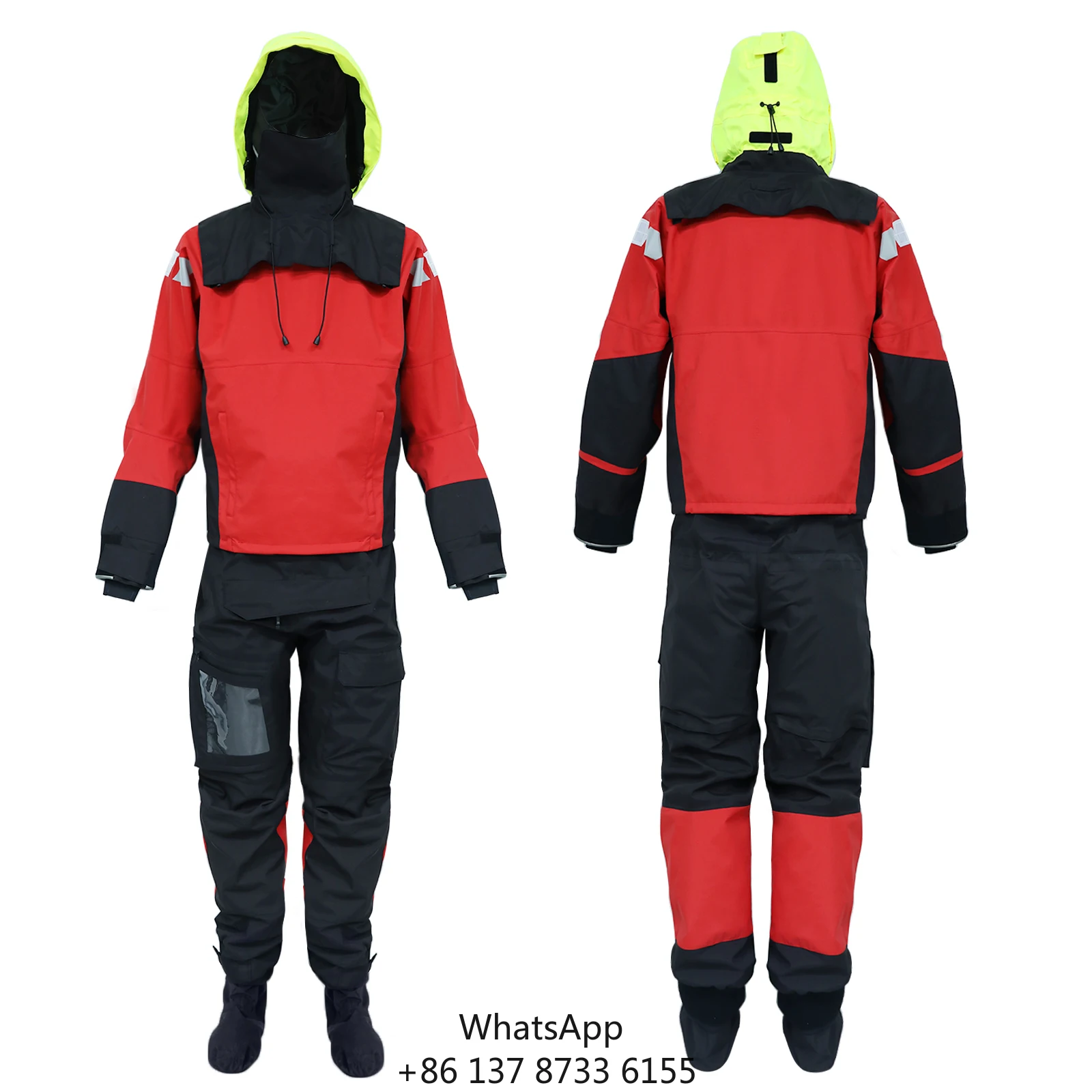 Custom Drysuits Women's Sailing Standard Dry Suit Waterproof In Cold Water Kayaking With Hooded Latex Cuff Kayak Dry Suit