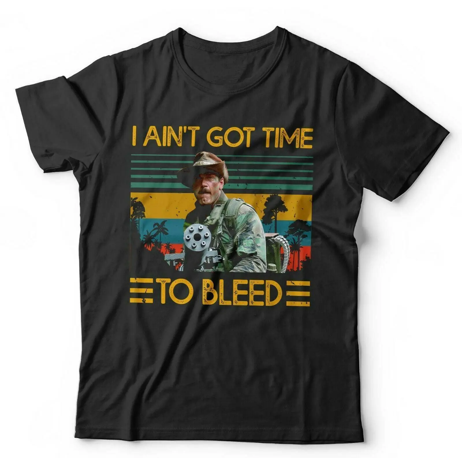 I Ain't Got Time To Bleed T Shirt Kids Blain Jesse Ventura Predator