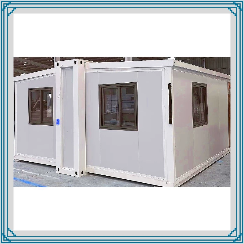 China Factory's 40ft Prefab Container House Expandable Steel and Wooden Structure with Bedroom Portable Homes Sale Customized