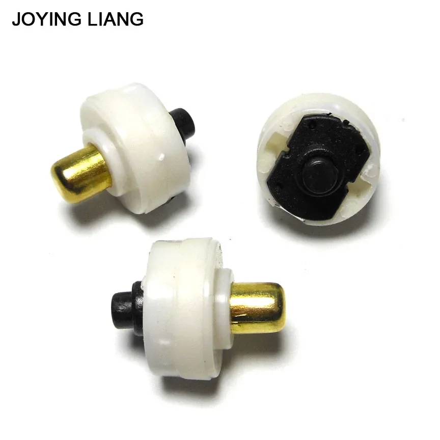 3pcs/lot C8 Flashlight Switch Strong Light Electric Torch Tail Switch 20mm * 10mm White Round Switches T6 Q5 Also Can Use