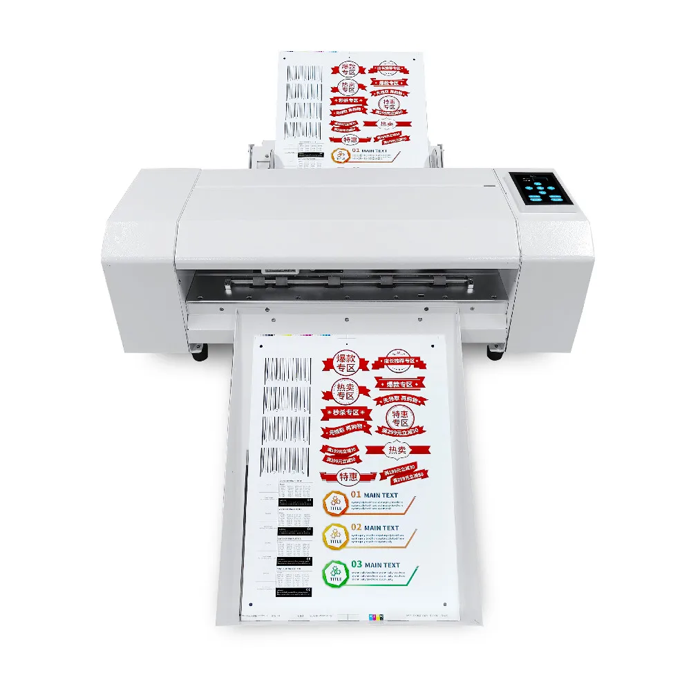 Automatic Feeder Die Cutting Machine for PET Transparent Cartoon Vinyl Decals Waterproof Adhesive Custom Stickers