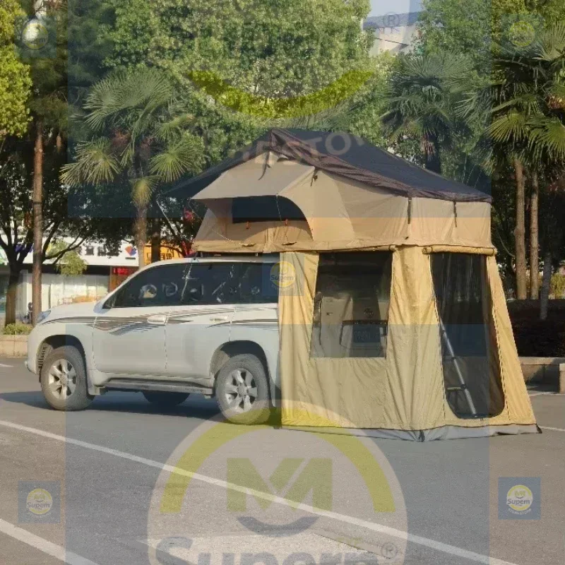 

Популярный уличный высококачественный водонепроницаемый автомобильный боковой тент, палатки на крыше кемпера, автоматическая всплывающая палатка с удлинителем