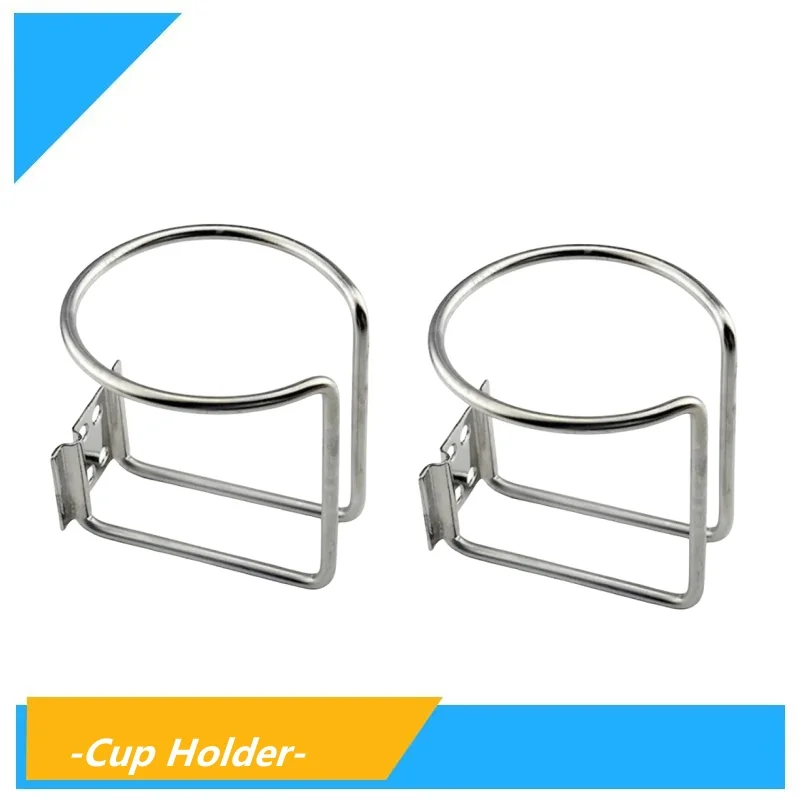 

Black Silver Stainless Steel Boat Rings Cup Drink Holder Universal Drinks Holders for RV Car Trailer Marine Yacht Truck Hardware