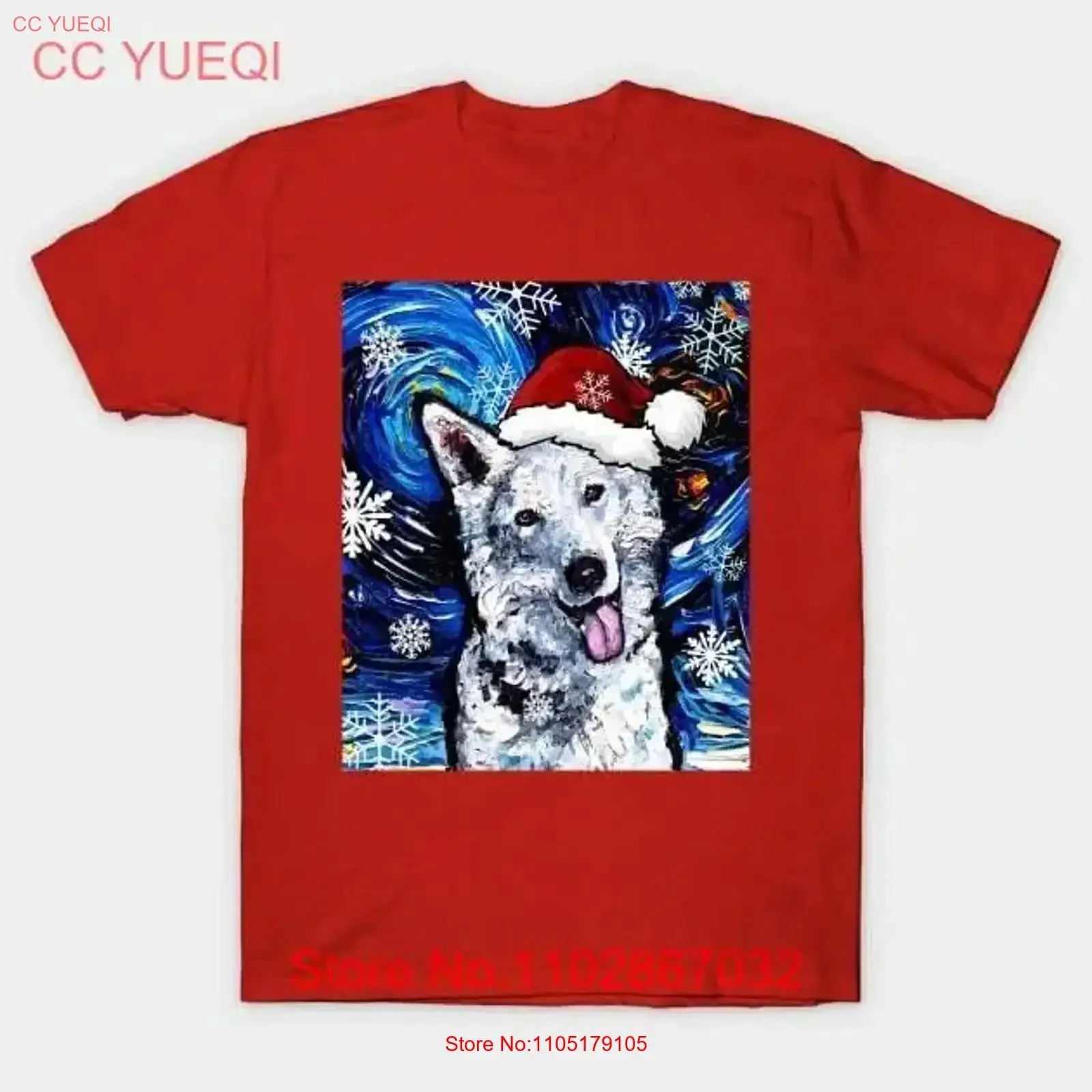 Swiss Shepherd Santa Made in Australia T Shirt S 5XL vintage Washed designer clothes Versatile homme Unisex