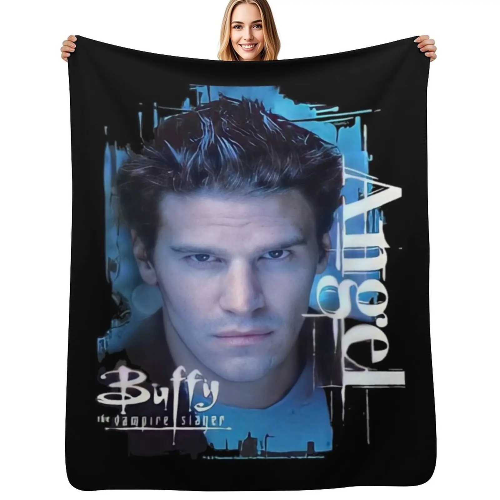 

AAngel Classic T-Shirt Throw Blanket Luxury Brand Sofa Blankets