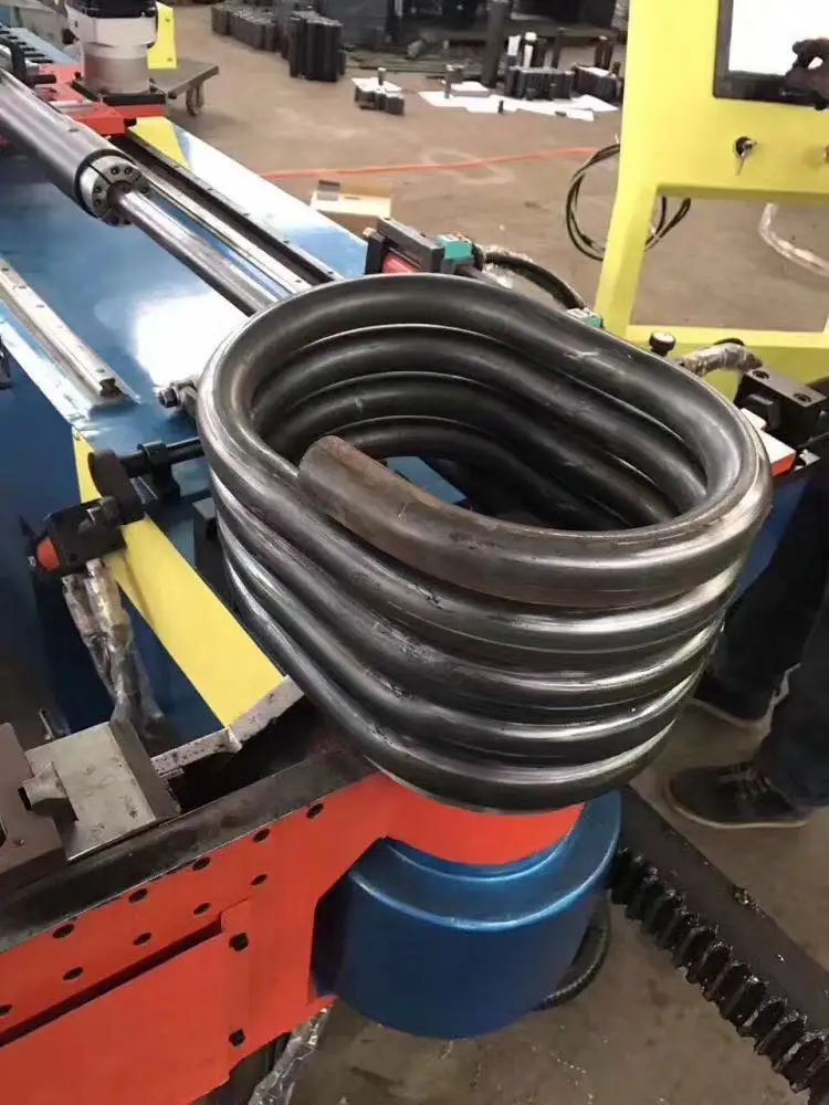 Máquina dobradeira de tubos semiautomática hidráulica CN-50 personalizada, energia elétrica para serviços extras de alumínio e aço inoxidável em