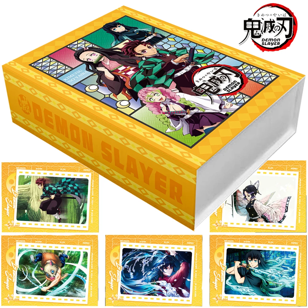 

Demon Slayer Collection Card For Children Kibutsuji Muzan Kochou Shinobu Popular High Scoring Anime Limited Game Card Kids Toys