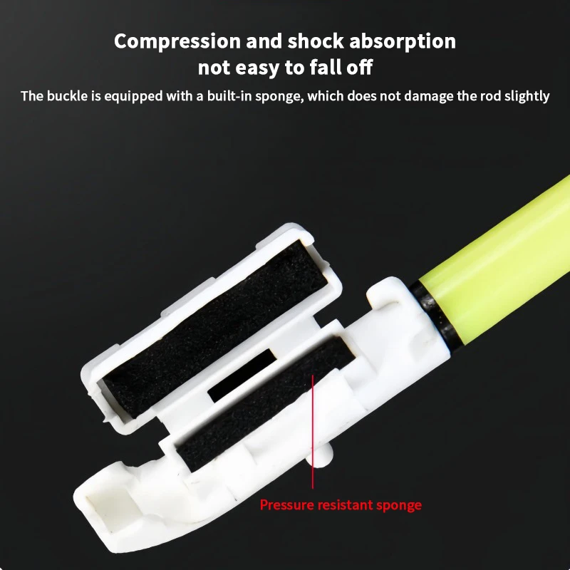 عصا صيد السمك الإلكترونية مع جرس وعائمة مضيئة، قابلة لإعادة الشحن عبر USB، منبه لدغة السمك 1/2 قطعة