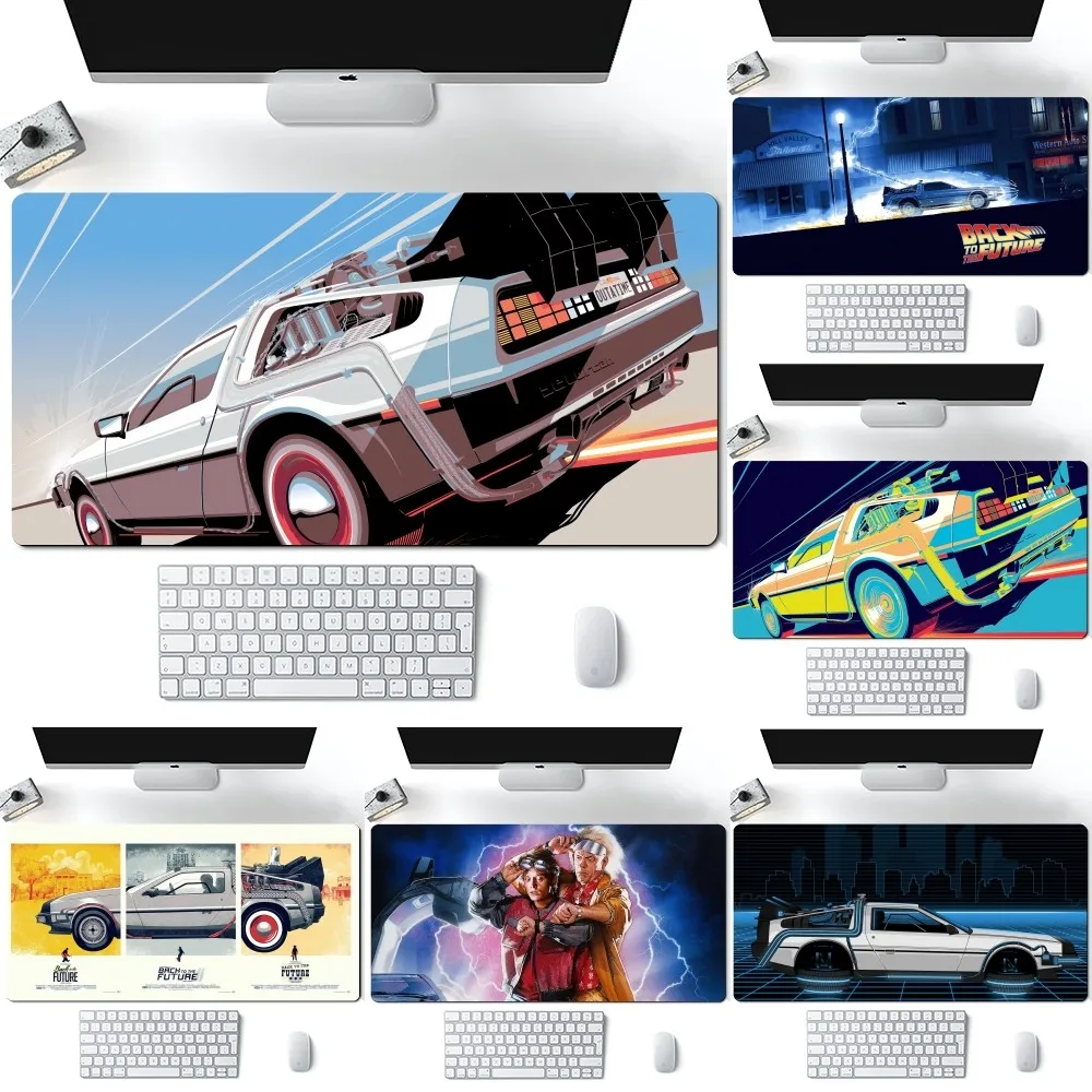 Back To The Future  Mousepad Computer Laptop Gamer Pad PC Gaming Accessories Desk Mats