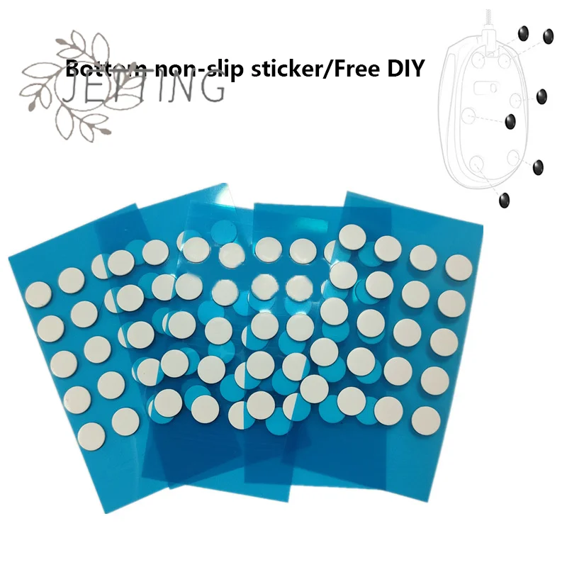 Hot Universal Mouse Non-slip Foot Sticker Small Round Dot PTFE Skate Mice Glide Feet ICE Control Speed Version Wear Resistant