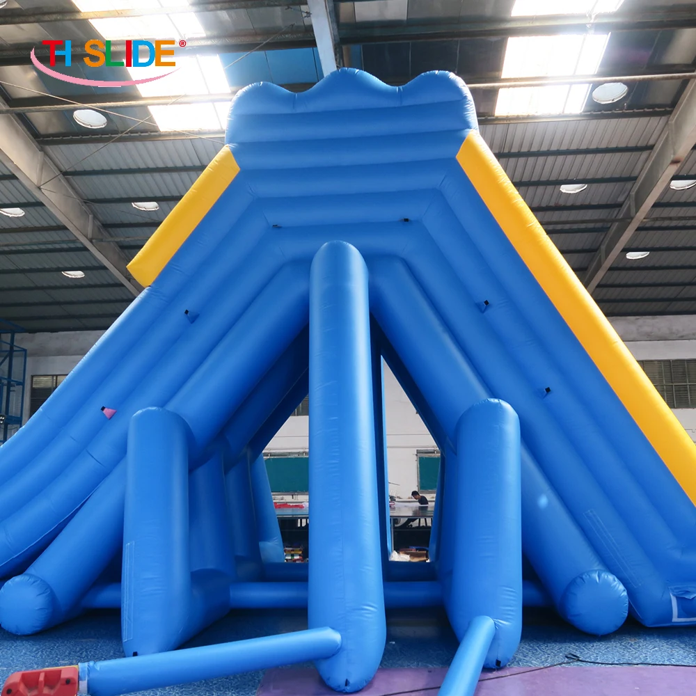 free ship to sea port,15x8x7mH giant inflatable beach pool slide,commercial inflatable water slide bouncy slide  for adults