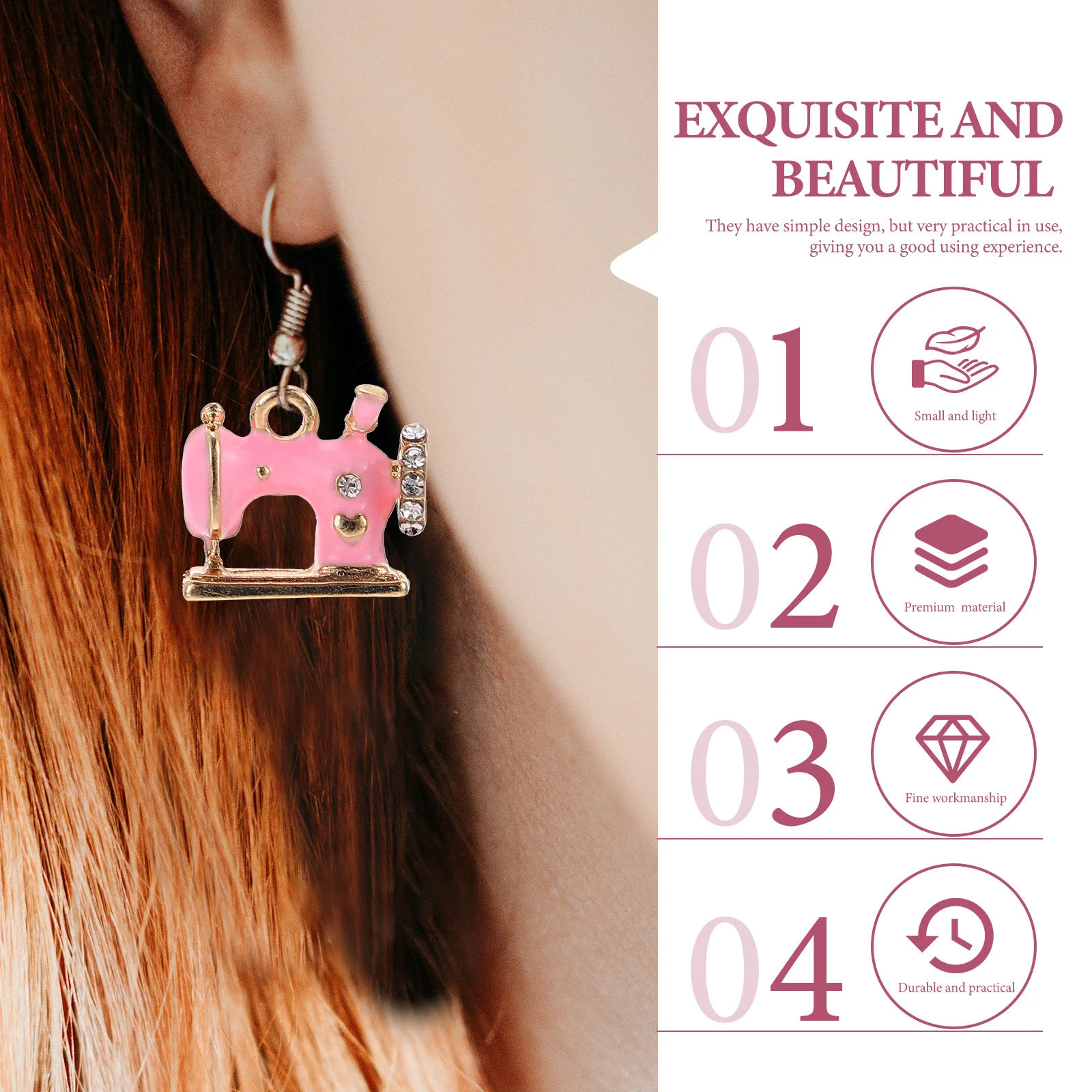 

10 Pcs Retro Sewing Machine Pendant Embellishments Pendants Jewelry for Making Charms Key Chain