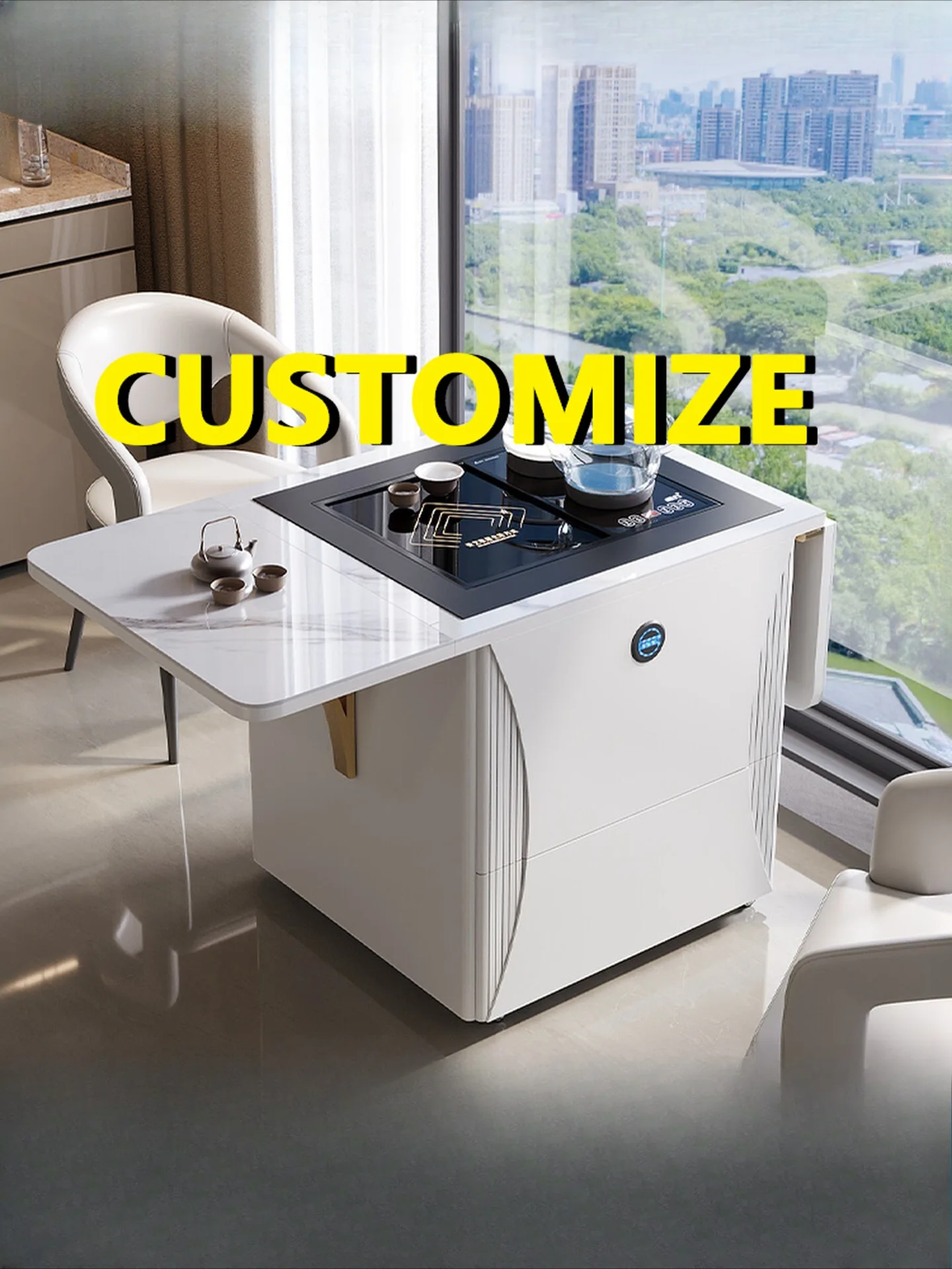 Any Size Custom Lift Fold Coffee Tea Table Living Room Bedroom Compact Modern Stylish Durable Multi Function Space Saving Home F