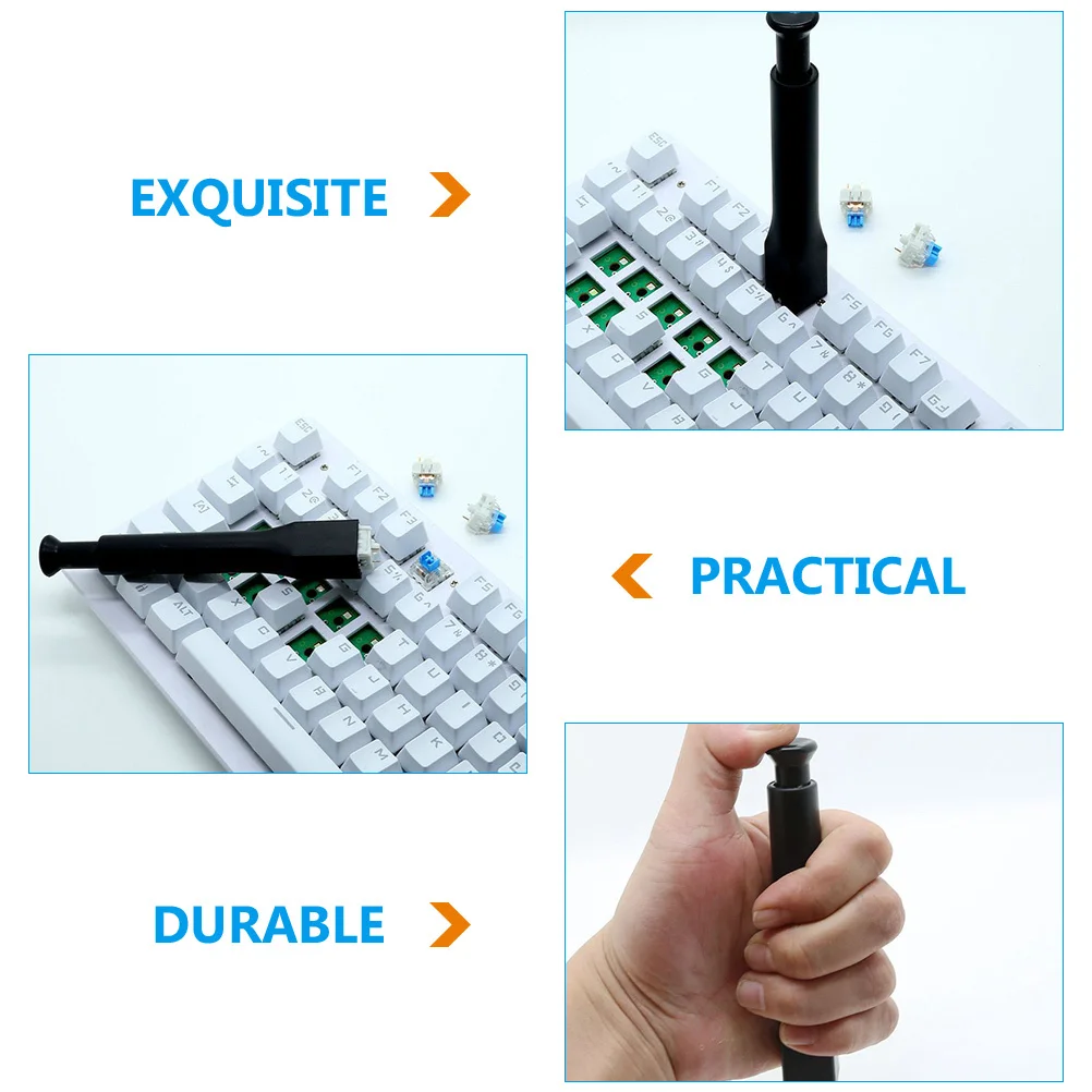 

Keycap Puller Sturdy Plastic Mechanical Keyboard Tool Easy Grip Keycaps Remover for DIY Cleaning Repair Keycap Puller