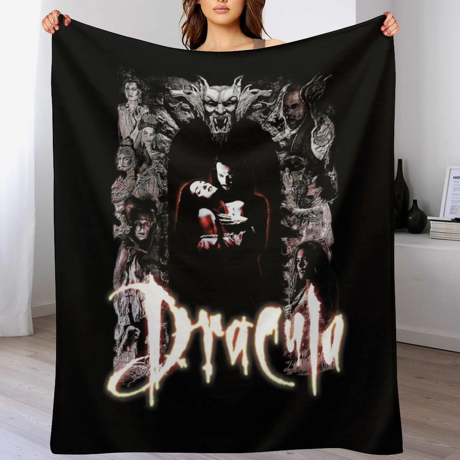 Bram Stoker&x27;s Dracula Classic . Throw Blanket for winter Sofas Large Luxury Thicken Blankets