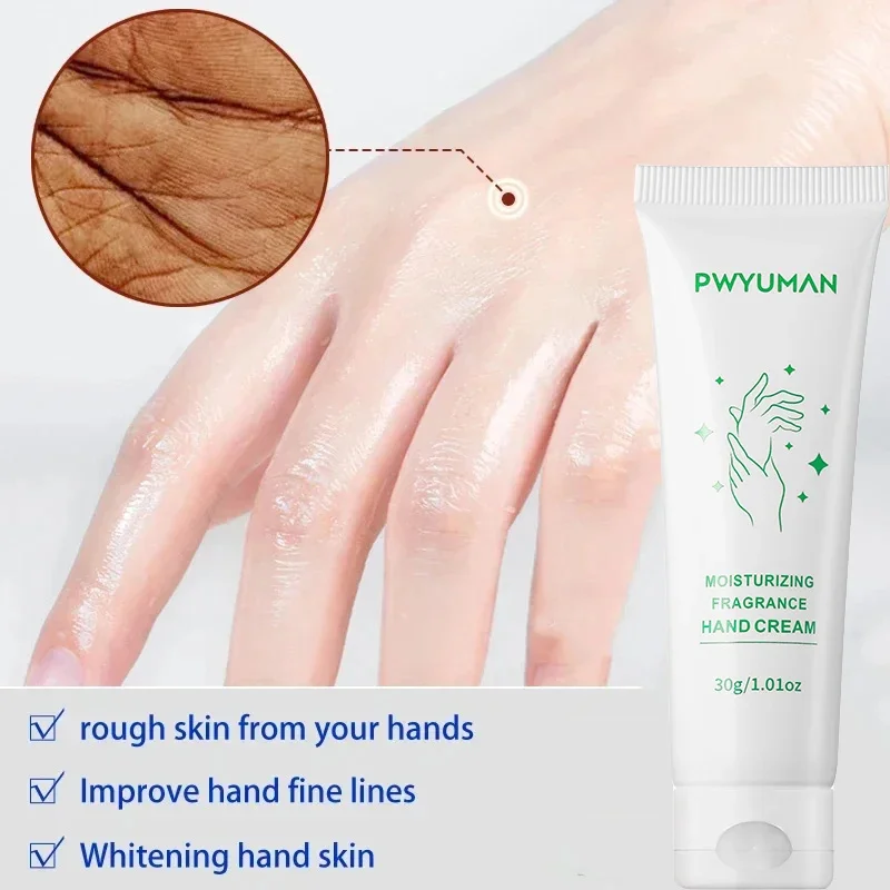 Wrinkle Removal Anti-Crack Hand Cream Fast Whitening Anti Drying Repair Serum Fade Fine Lines Moisturizing Soften Hand Skin Care