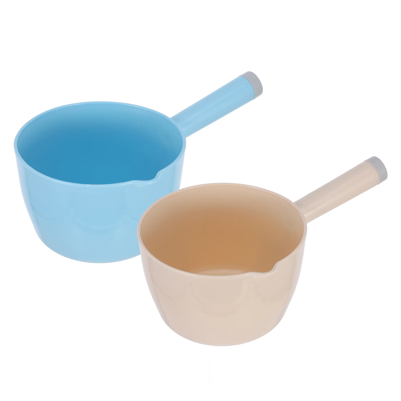 

2pcs Plastic Japanese Style Water Ladle Large Capacity Garden Flower Watering Ladle Kitchen Household Water Holder