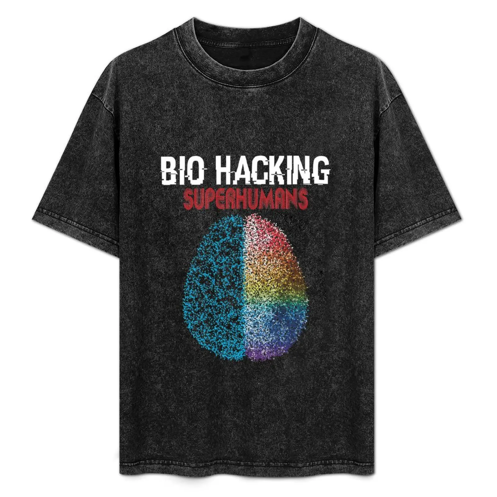 

Biohacker Superhuman Biohacking product T-Shirt sweat blacks blue archive blanks t shirts for men