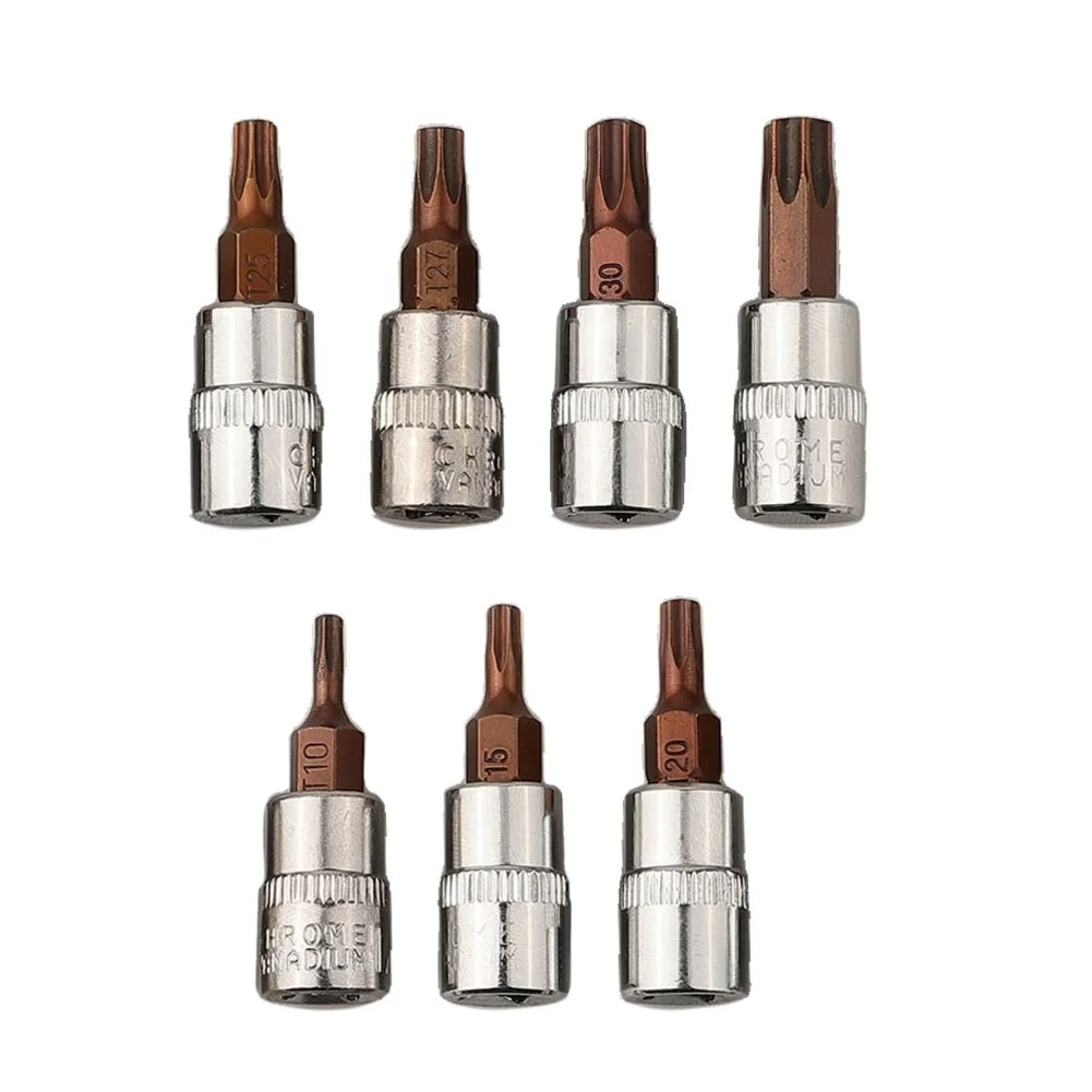 For DIY Repair 1 4in Drive Bits Drive Socket Adapter Tools Socket 6.35mm 1 4 38mm Length Socket Adapter Alloy Steel