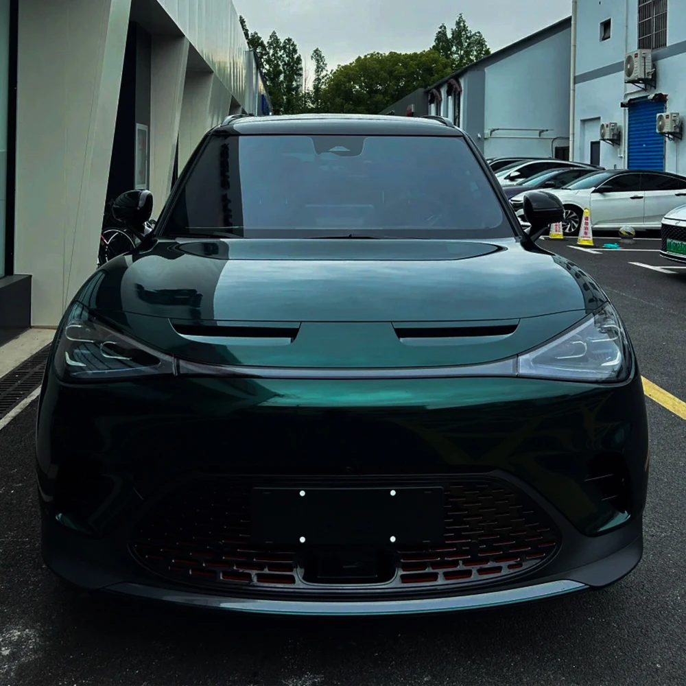 British Racing Green Metallice Car Sticker Bubble Free Wrap Vinyl Film PET Auto Body Self Adhesive Sticker Car Accessories