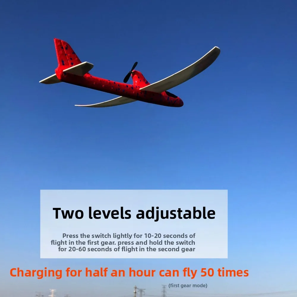 

Новый легкий самолет-планер из пенополипропилена с двойными крыльями, популярный радужный самолет-пузырек из EPP, красно-синий, для запуска на открытом воздухе