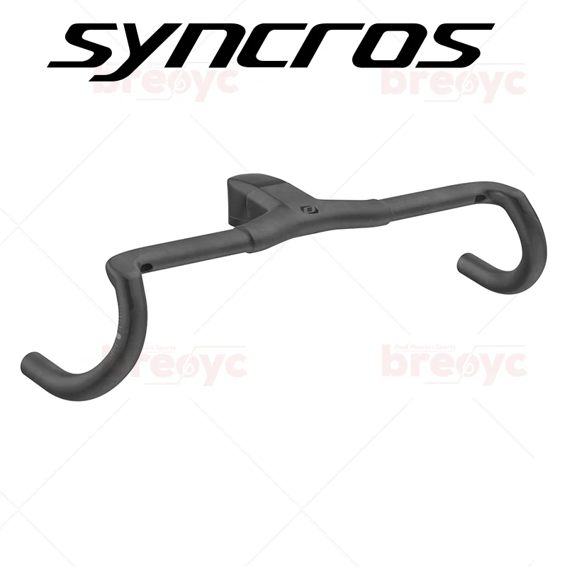 Syncros Creston IC Sl x Full Internal Cable Routing Road Bicycle Handlebar T1000 Carbon Integrated Gravel Cockpit Di2