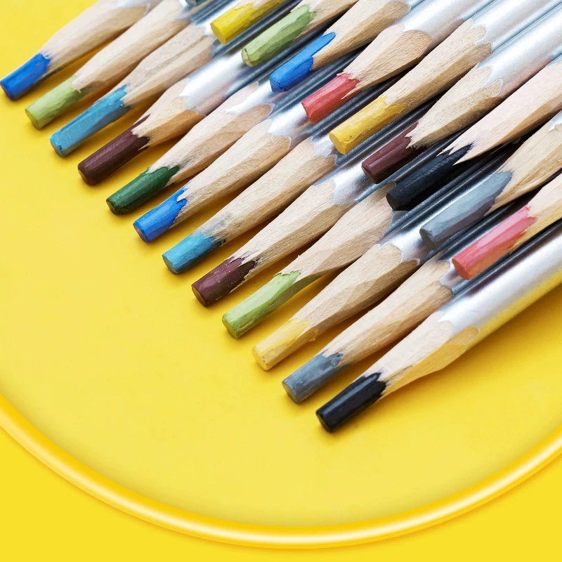 10-color Ceramic Water-based Color Pencil 4.0mm Thick Refill Ceramic Professional Hand-painted Coloring