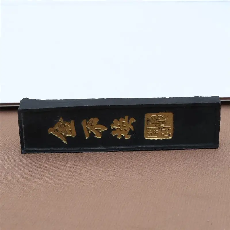 Ink Calligraphy Chinese Inkstone Painting Stick Stone Block Sumi Sticks Pratice Strip Accessories Grindingjapanese Natural Soot