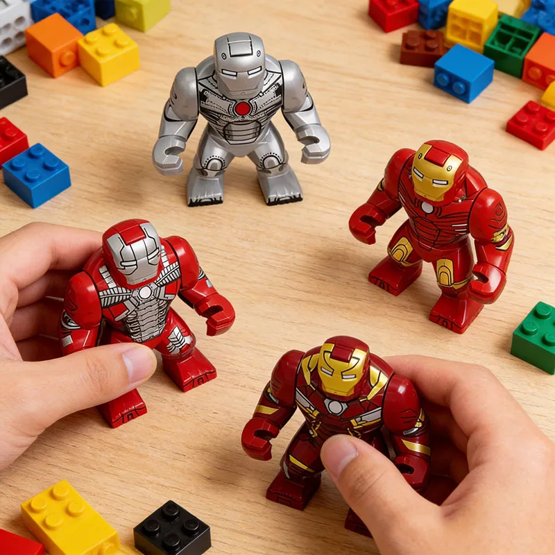 Avengers Mini Building Blocks Toy Superhero Action Figure Iron Man Spider Man Thanos Building Blocks Children's Toy Gift