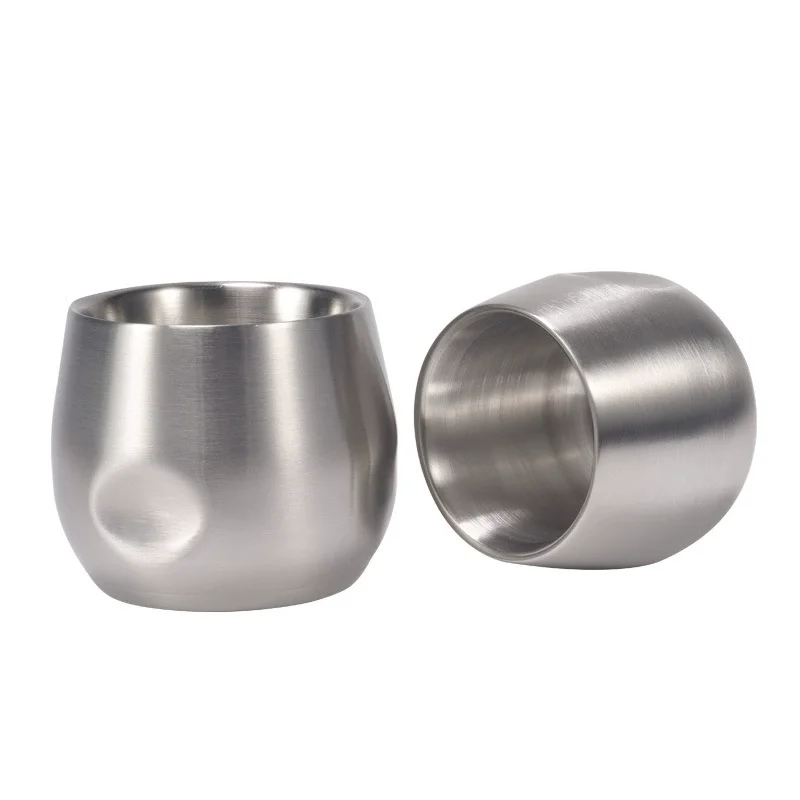 

150ml 200ml Durable Coffee Mug Espresso Cup,Double Insulation Food Stainless Steel Coffe Cups Coffee Accessories Kitchen Tools