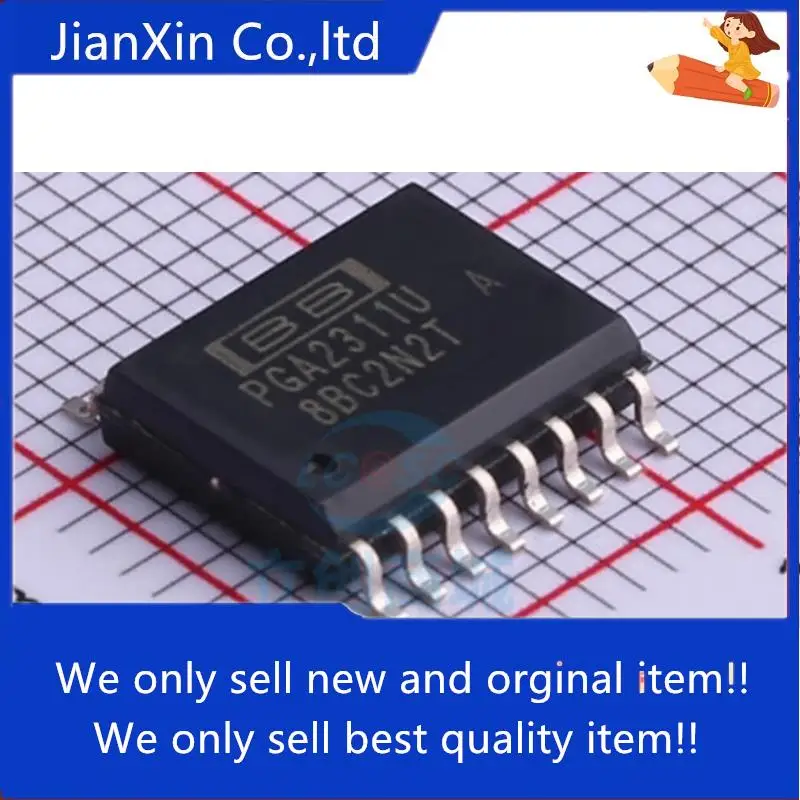 

5pcs 100% orginal new PGA2311U PGA2311UA SOP-16 audio amplifier can be