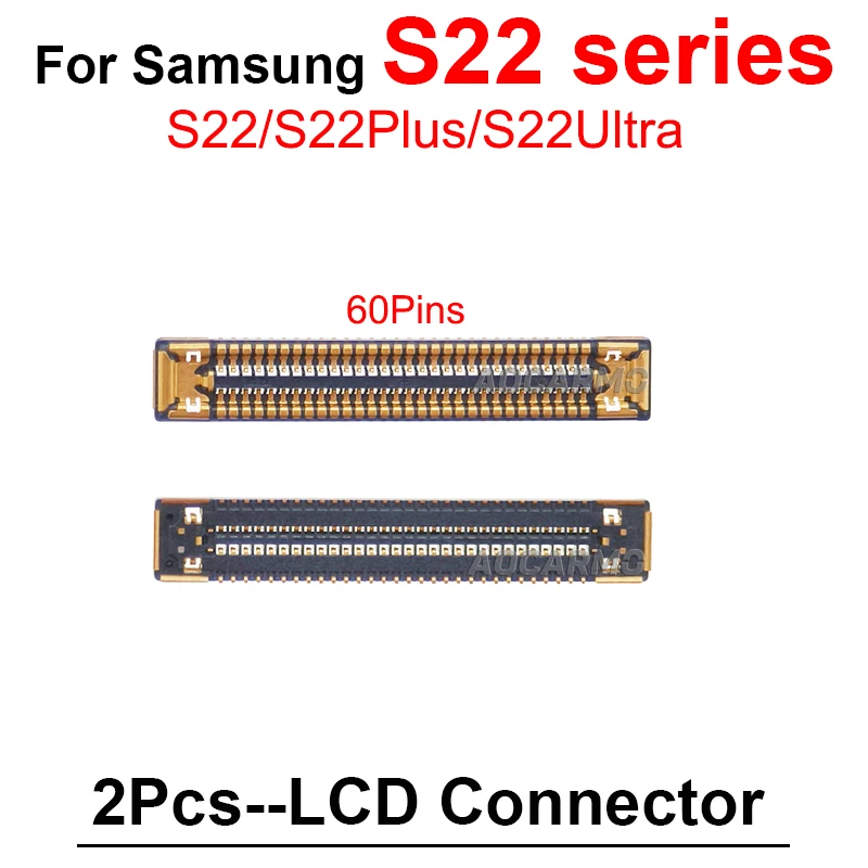 2 sztuki / partia złącza wtykowego LCD FPC do Samsung Galaxy S20 Plus S20U S21 S22 Ultra S23 Plus S21FE Note20 Ultra Części zamienne — zdjęcie 7