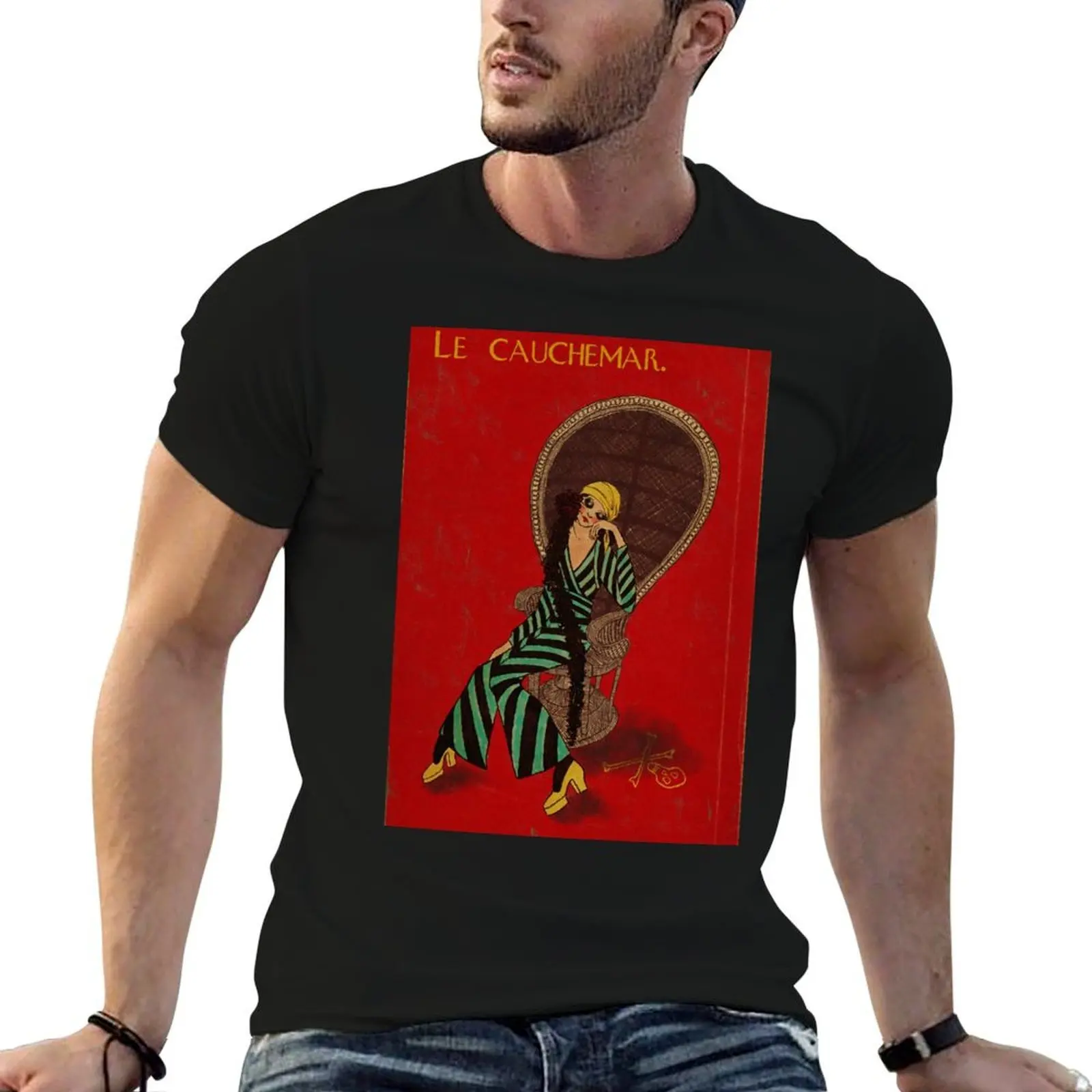 

Le cauchemar: The Nightmare 1971 T-Shirt man t shirt graphic t shirt man casual T-Shirt
