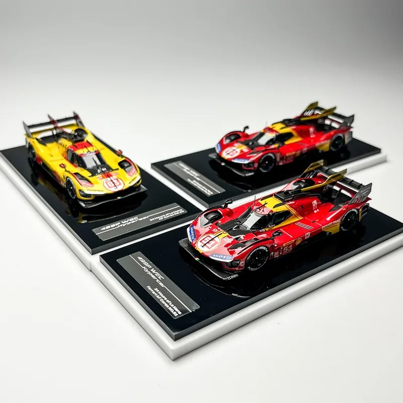 

In stock: 1:64 499P 24 Hours of Le Mans die-cast simulation resin car model, boys' toy, adult collectible ornament.