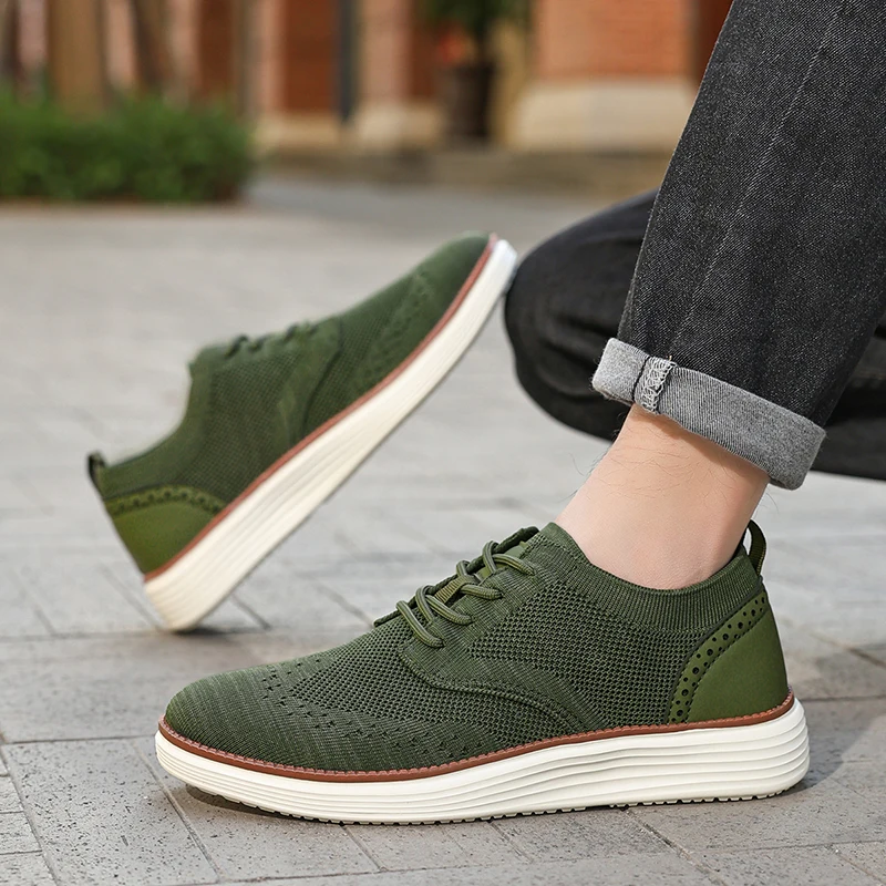 

New Men's Casual Sneaker Outdoor Comfortable Lightweight Jogging Summer Breathable Walking Mesh Soft Soled Sneaker Shoes