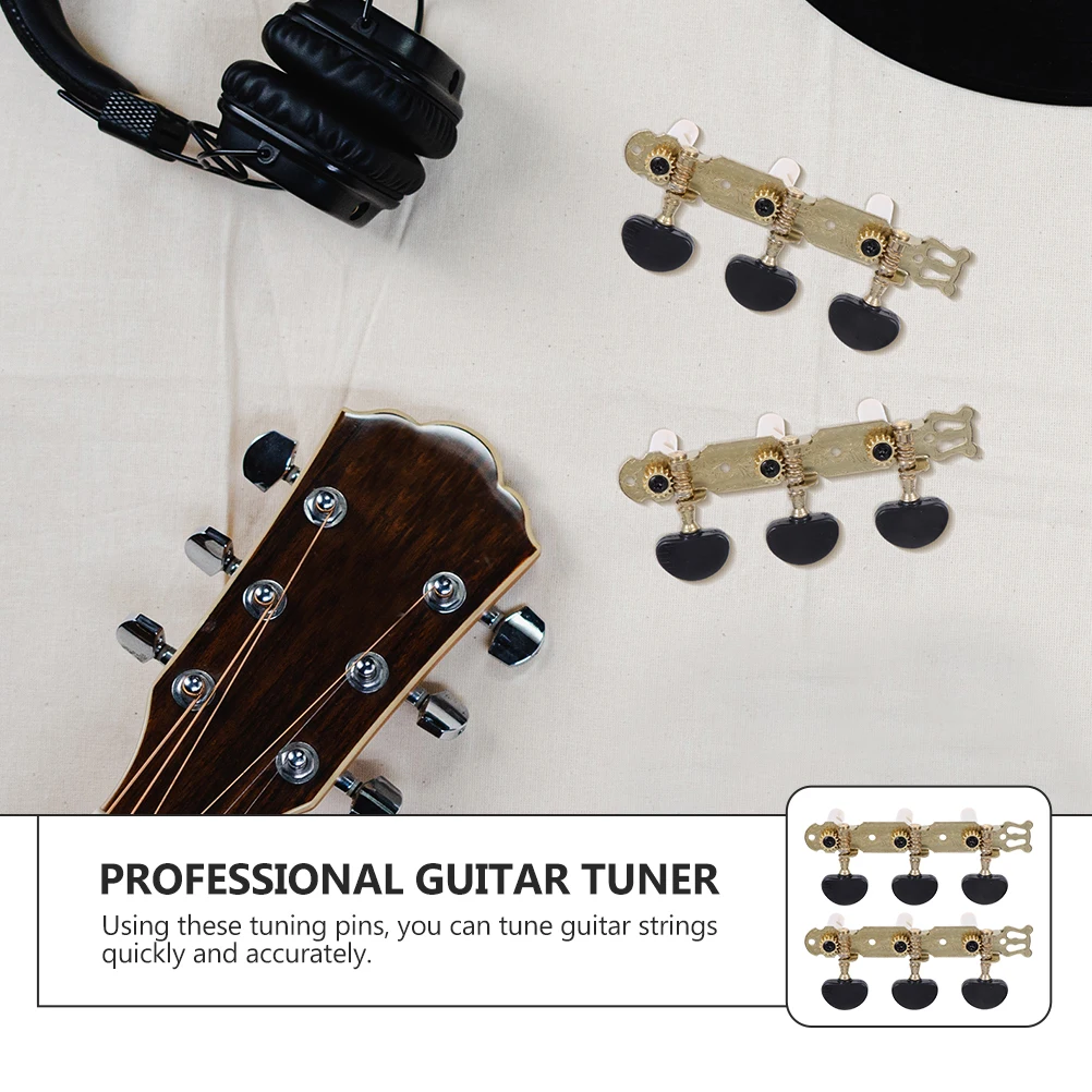 

1set 1Set Pegs Fast Tuning Accurate Pitch Parts Durable Accessories Folk Tuner Head Knob Tuning Pegs For Guitar Tuner