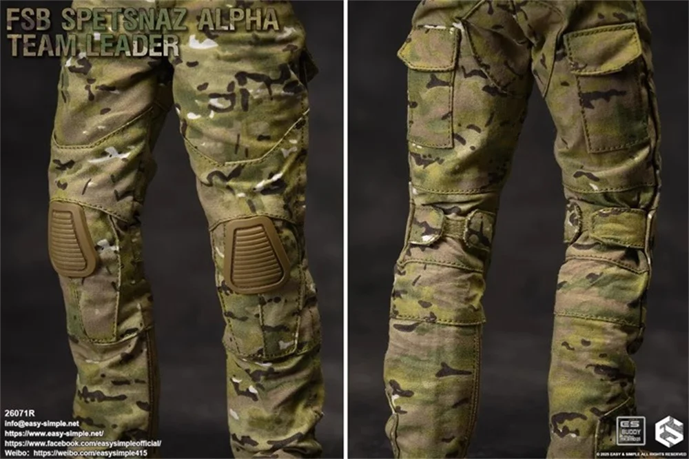 1/6 EASY&SIMPLE ES 26071R The Russian Man Soldier Toys Model Dress Uniform Tops Pant Moral Medals Waist Duty Belt For 12