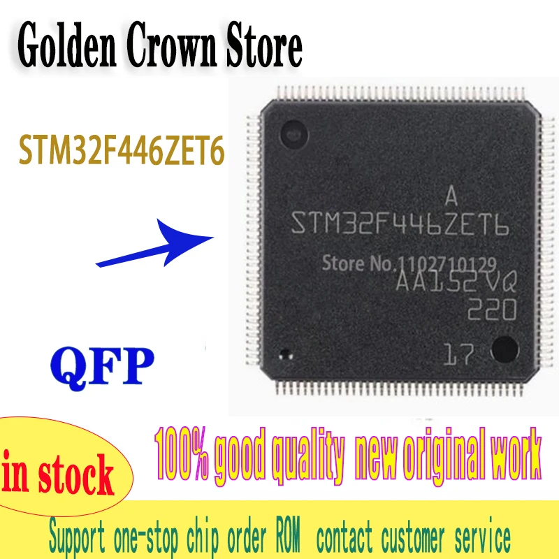 100% STM32F446ZET6 1 ~ 100 unids/lote STM32F446