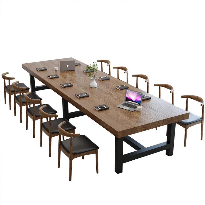 

Modern simple solid wood conference table