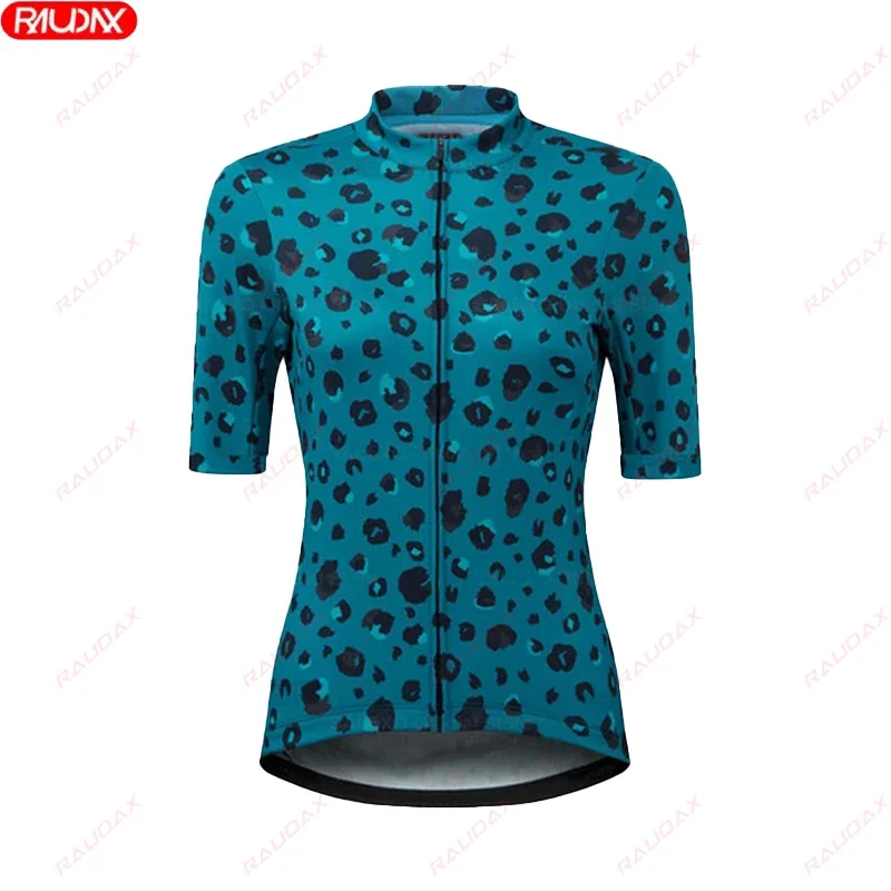 New Women's Bicycle Riding Set Road Bicycle UV Protection Short Sleeve Bicycle Breathable Riding Set Fancy Riding Short Sleeve