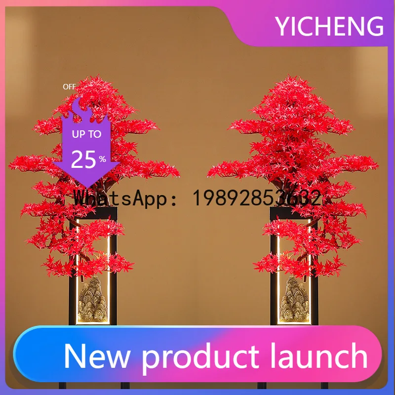 

Hys artificial plant floor decorations - large fake tree pine tree for living room, hallway, and grand opening displays