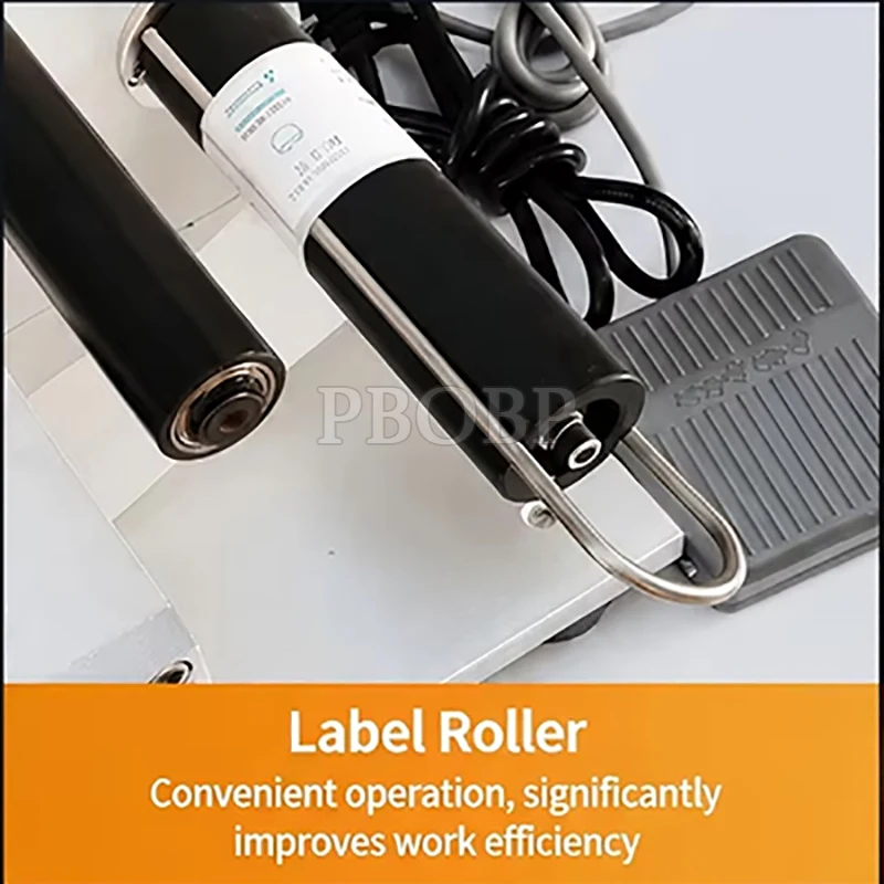 Professional Desktop Plane Labeling Machine High Speed Photoelectric Sensor Semi-Automatic Flat Surface Sticker Labeler