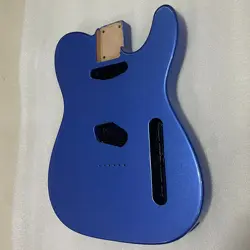 Beautiful Metal Blue Guitar Body, Gloss Finished Alder Wood, Blank, Barrel for Electric Guitars, DIY Parts, Guitar Accessories