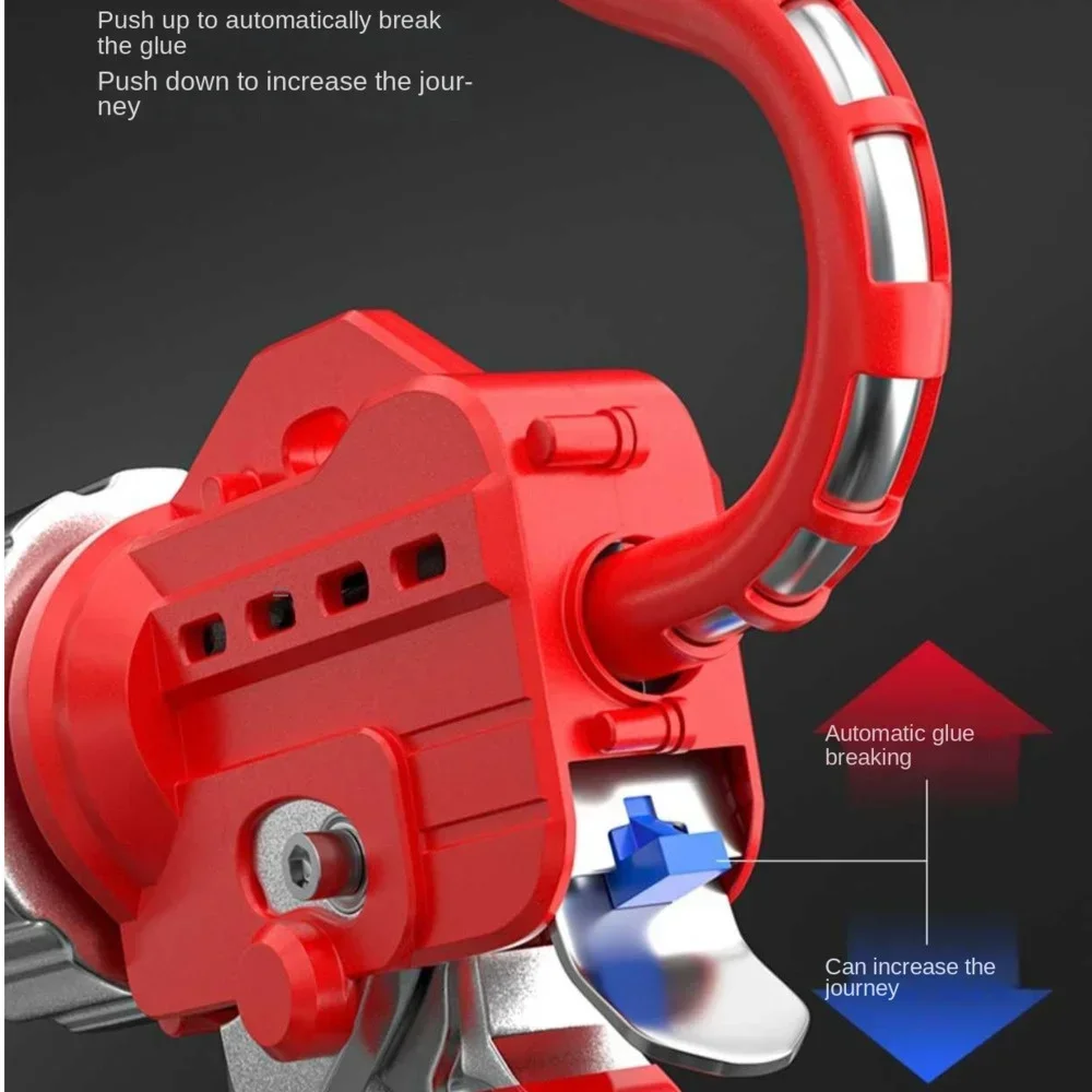 5 Bearing Soft Glue Gun Structure Glue Gun Transparent Tube Silicone Gun For Bagged Cylinder Mounted Adhesive